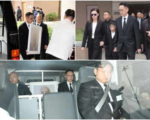 許晉亨與太太李嘉欣到場。