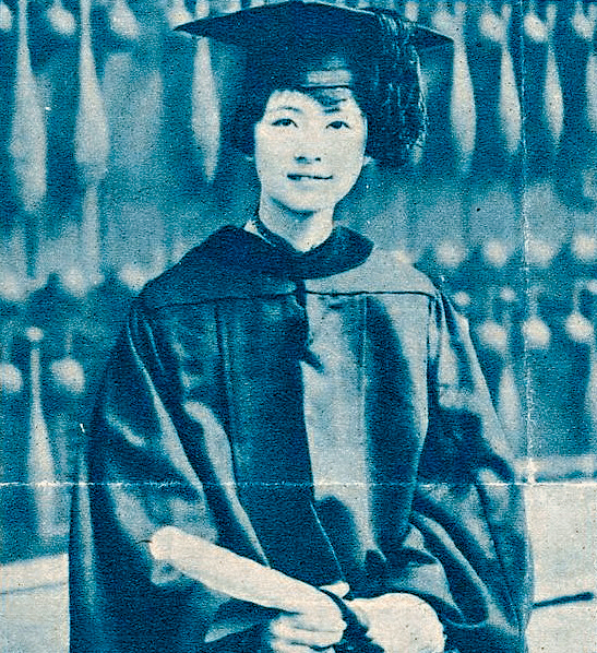 林徽因畢業照。
