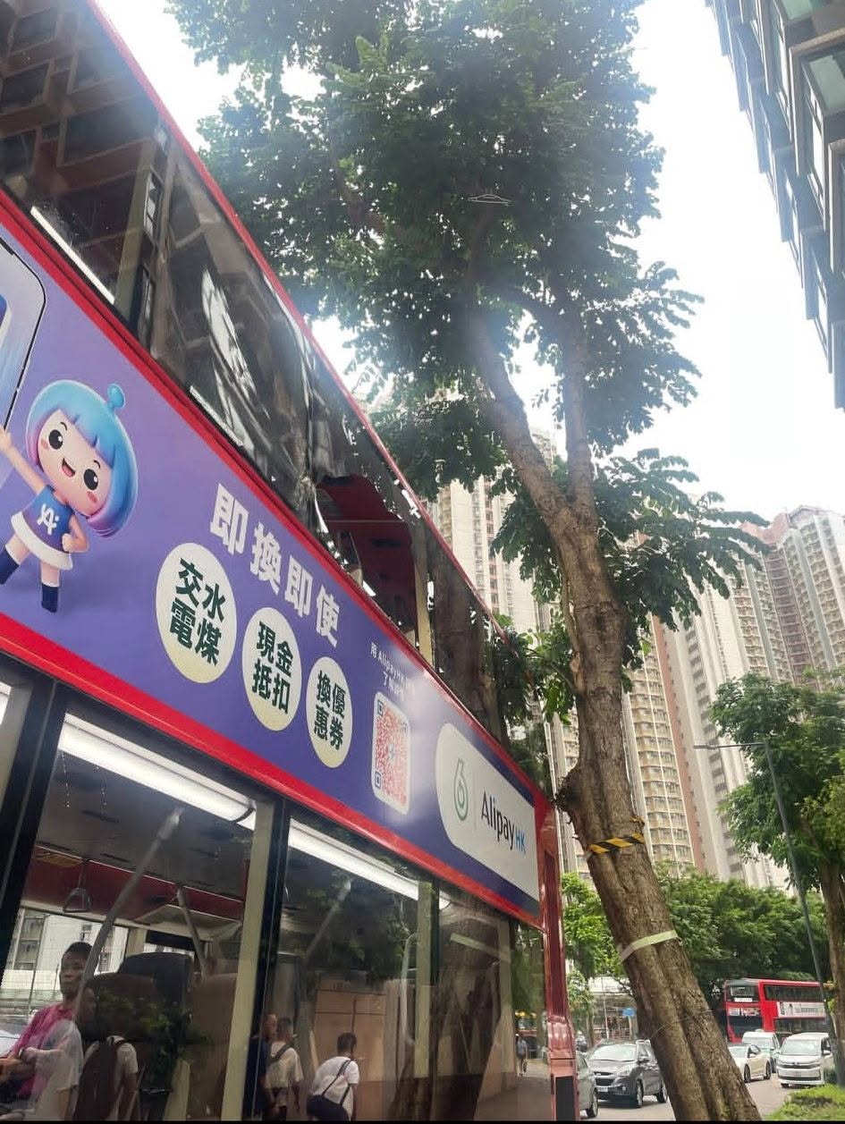 九巴撞到大樹爆玻璃。fb車cam L(香港群組)圖片 九巴撞到大樹爆玻璃。fb車cam L(香港群組)圖片
