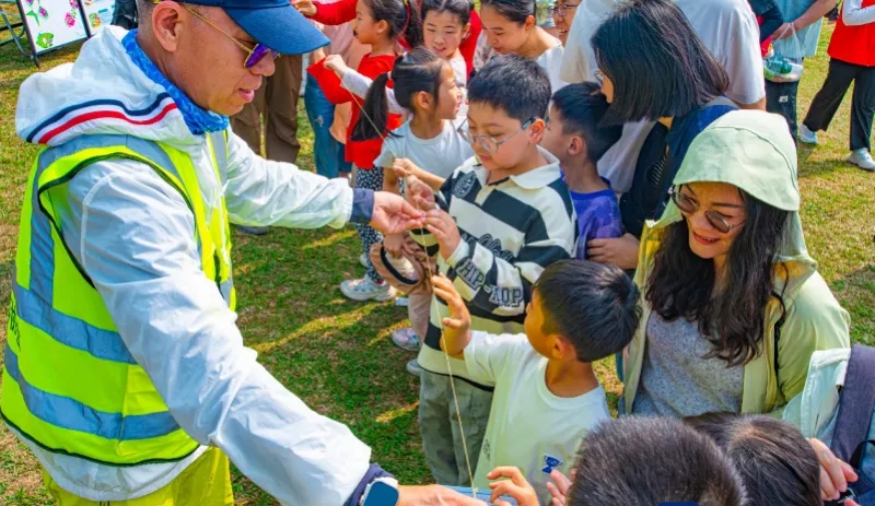 3月22日，公园管理方联合多部门举行安全宣传活动。