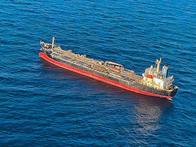 「化学冥王星号」上周六在印度外海航行。　