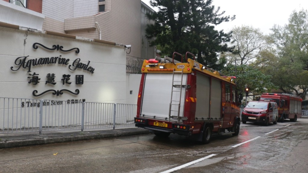 屯門海慧花園單位起火 女傭救貓燒傷送院