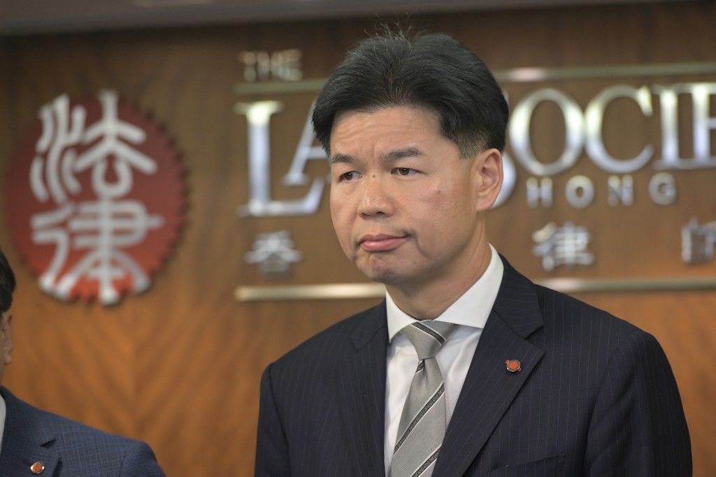 香港律师会副会长汤文龙。梁誉东摄