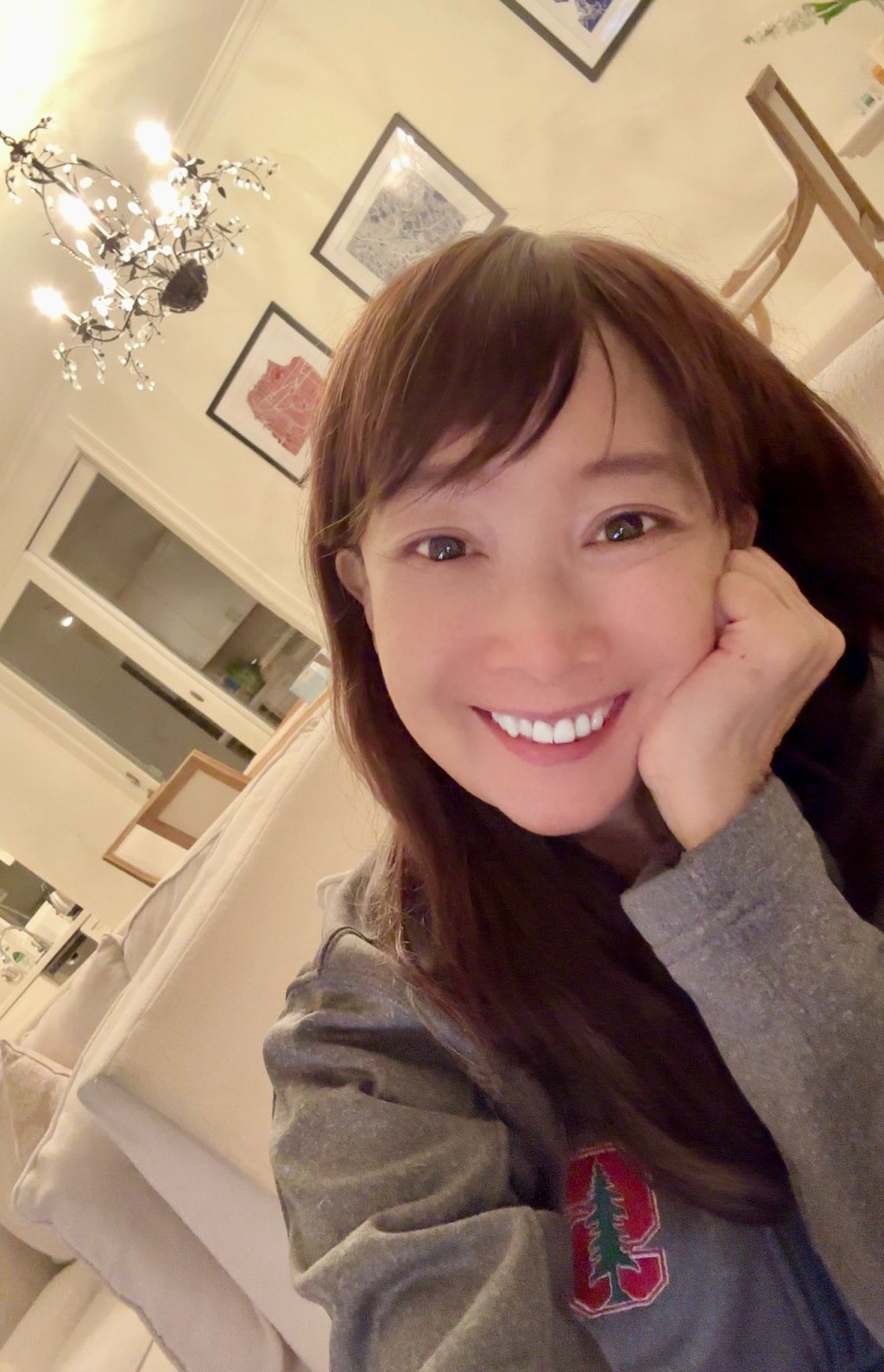陳美齡早前到美國探望大仔一家。 陳美齡早前到美國探望大仔一家。
