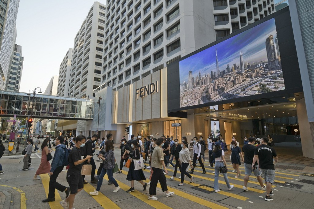 示威加上疫情導致香港的遊客消失。資料圖片