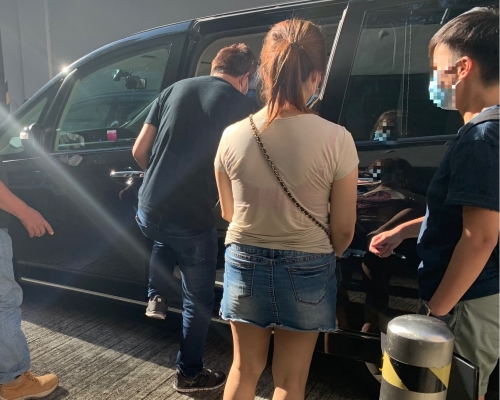 部分被捕人士。警方提供