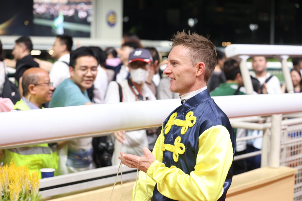 騎師潘頓則以138場頭馬第8次奪得冠軍騎師殊榮。資料圖片 騎師潘頓則以138場頭馬第8次奪得冠軍騎師殊榮。資料圖片