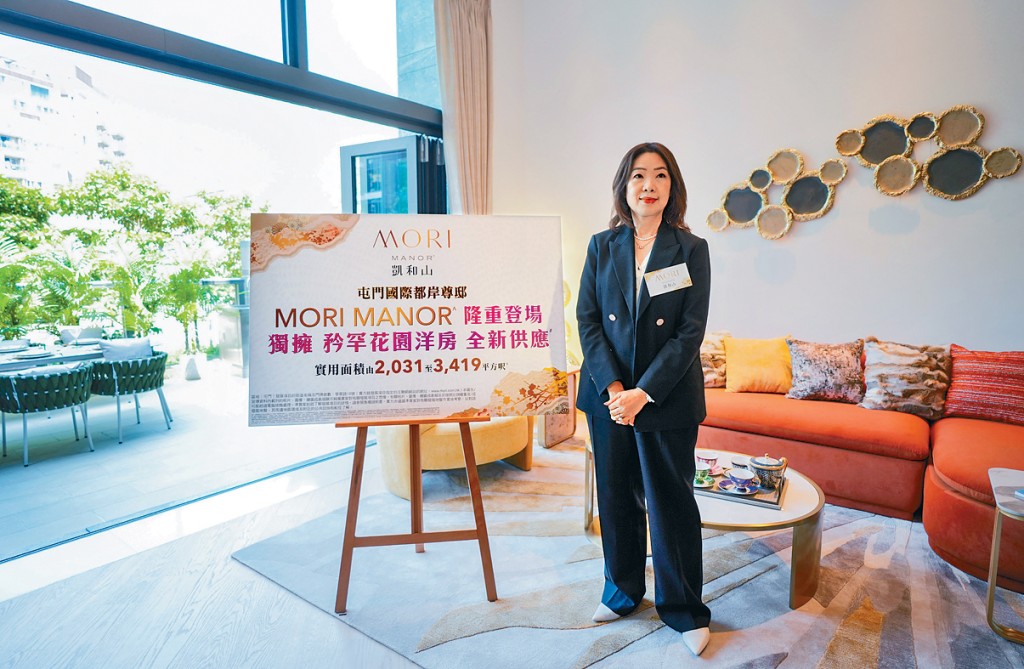 路勁顏景鳳表示，洋房價格料「賣一間加一間」。