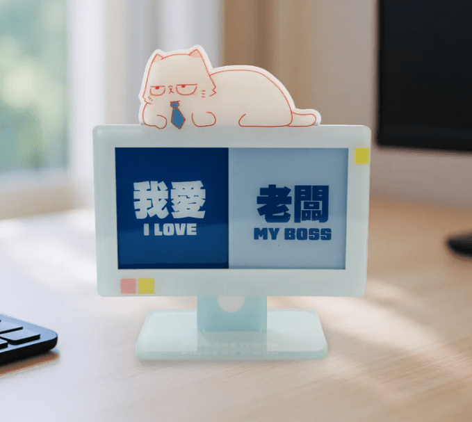 扮工厭世貓心情轉換立牌 (售價$128) 扮工厭世貓心情轉換立牌 (售價$128)