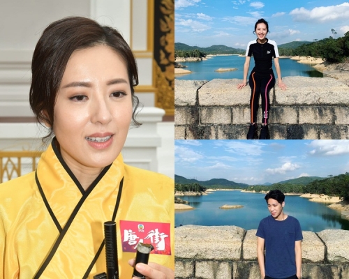 詩詠新年跟Samuel同一位置拍照爆戀情,但她堅稱大家只是朋友。
