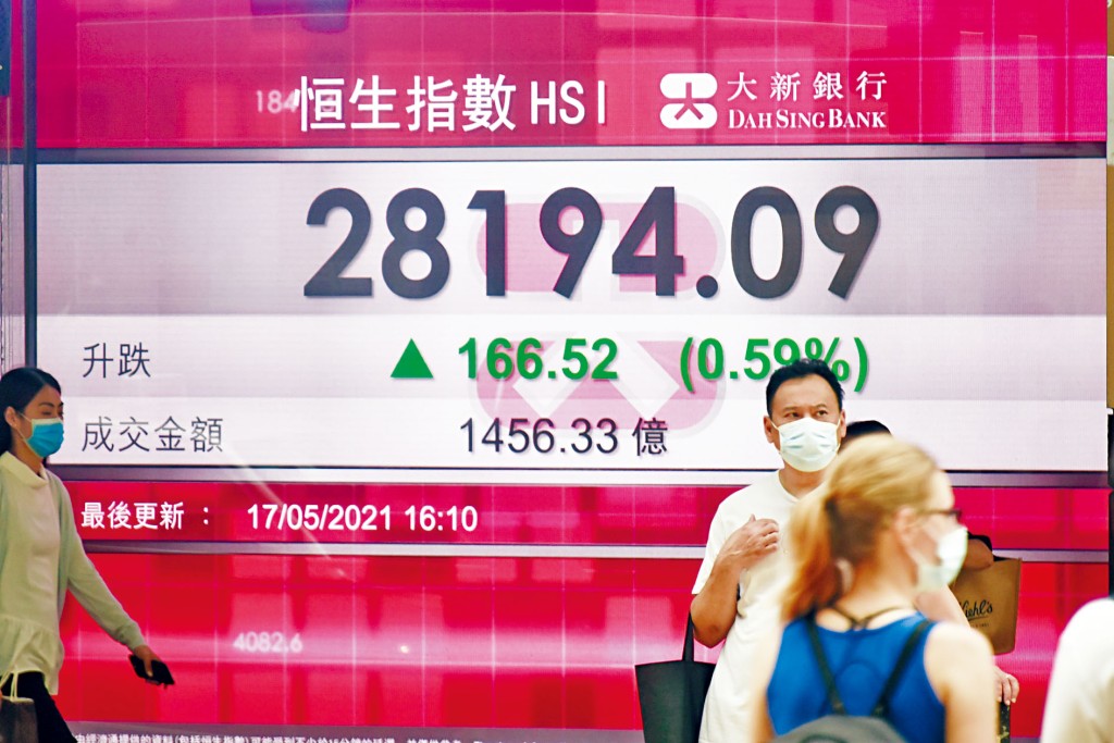 在科技股帶動下，港股連升兩日。