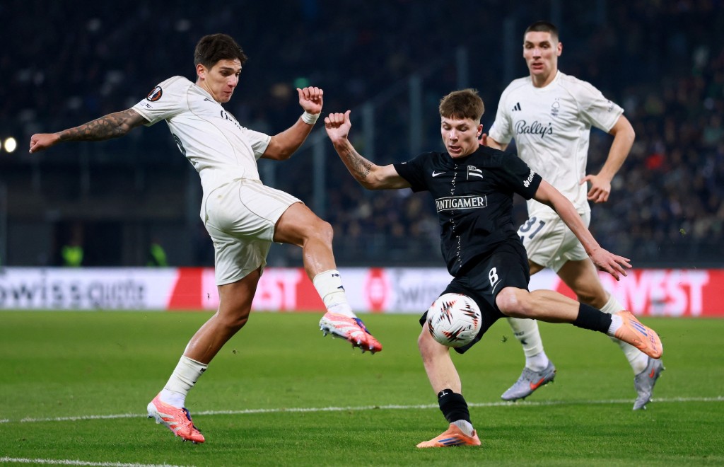 森林今場有不少破門機會。路透社