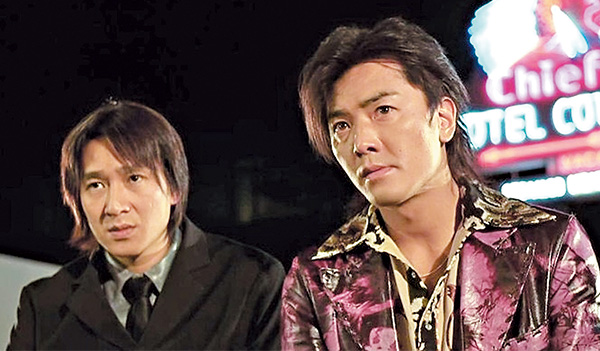 留长发的他，在〇二年港产片《无限复活》中饰演郑伊健的老友，对白生鬼。