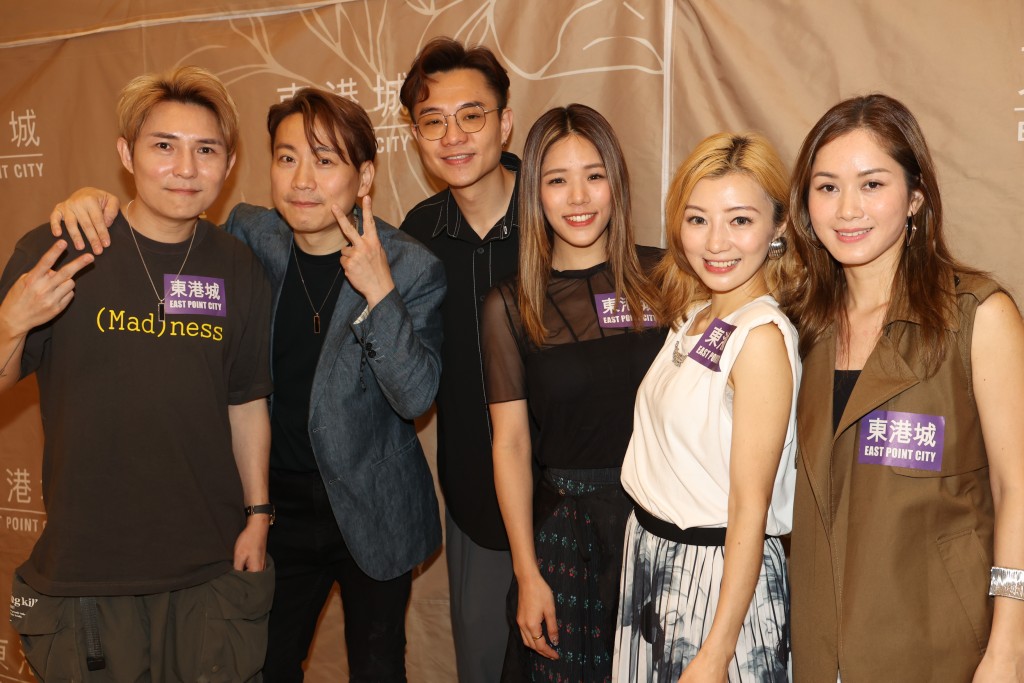 《中年好聲音2》戰友劉威煌、顏米羔、梁浩賢、林若盈、陳蒨葶、陳燕娜亦有到場為輝智打氣。