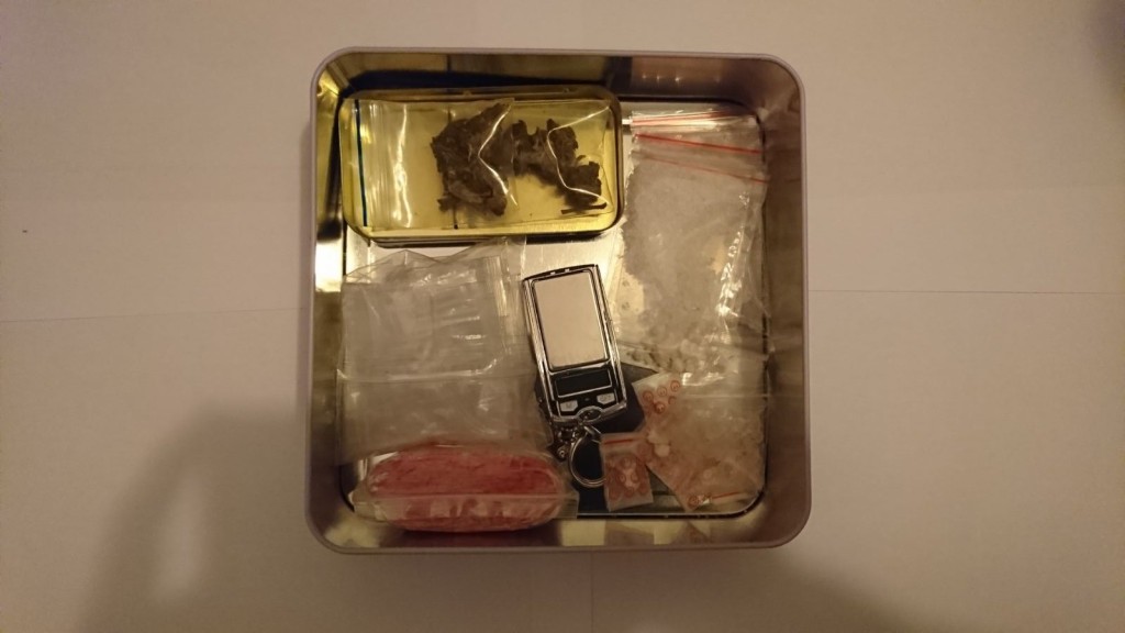 警方檢獲的毒品。