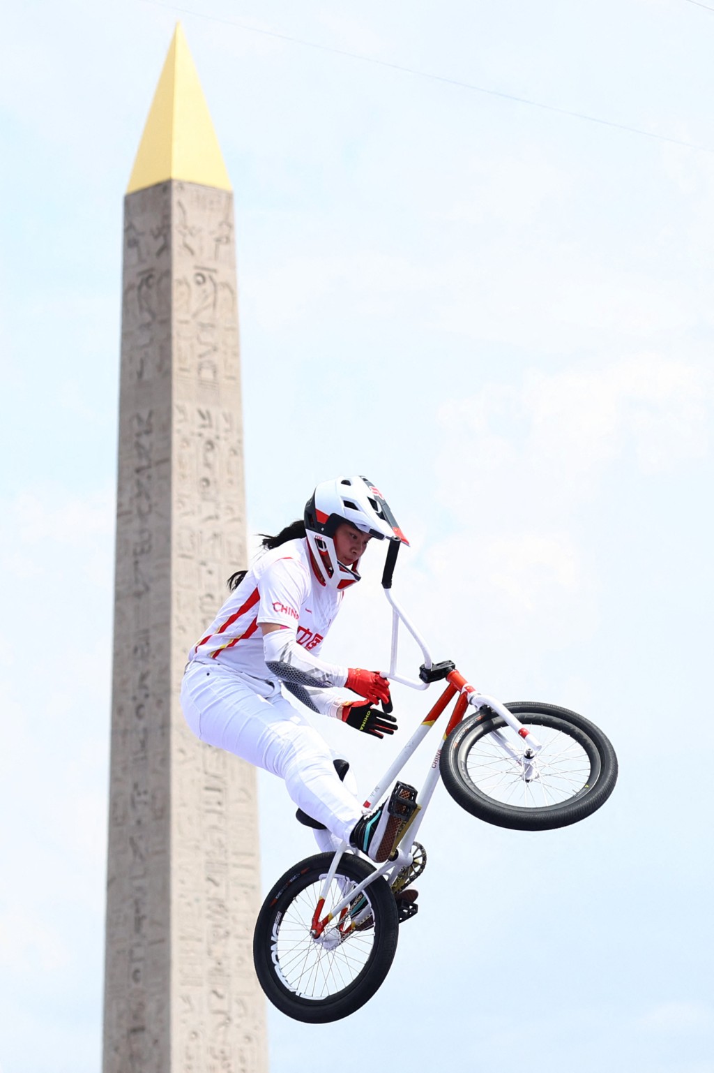 鄧雅文反轉奧運BMX自由式項目，為國家隊首次征服此項目。路透社