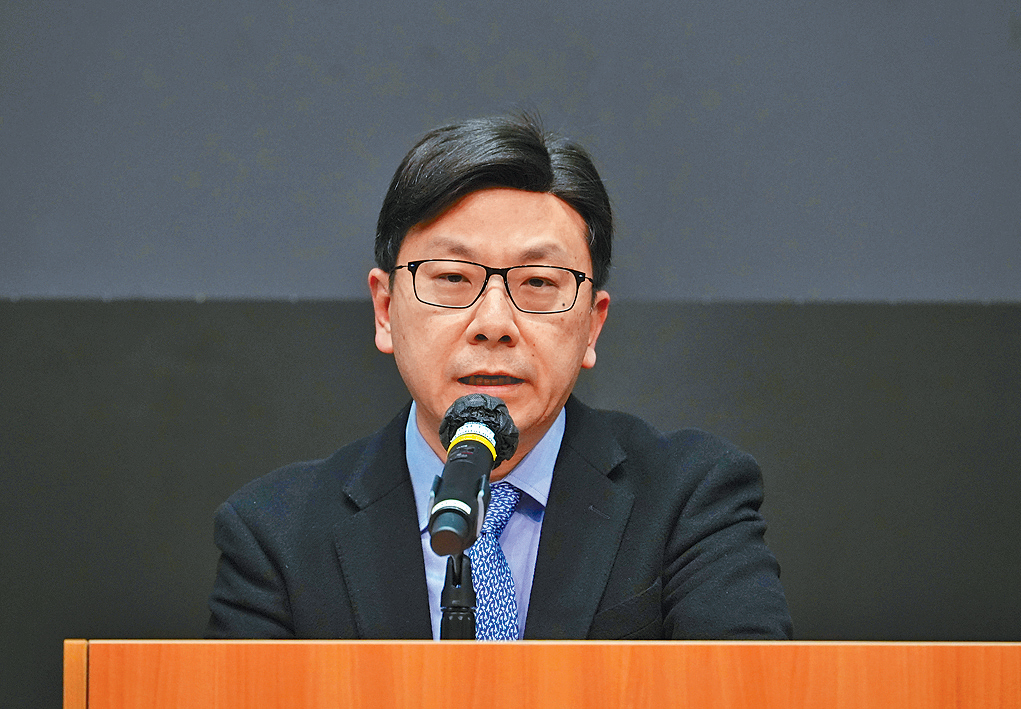 勞福局局長孫玉菡對啟德地盤塌棚架意外表示關注。