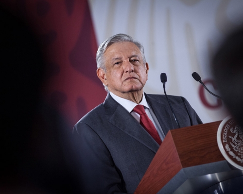 新北美贸易协定于2018年10月发表，用来取代现行的「北美自由贸易协定」。图为墨西哥总统奥布拉多尔。网上图片