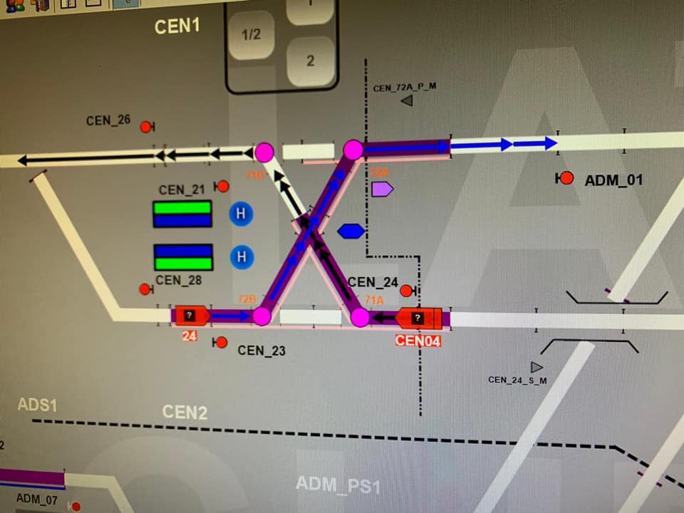 2019年，港鐵兩列列車相撞，與新信號系統測試問題有關。（網上圖片）