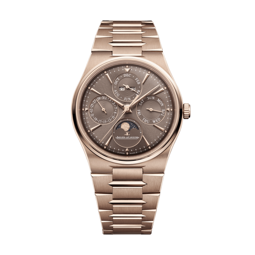 Jaeger-LeCoultre Master Control Chronometre Perpetual Calendar/ 錶殼：39mm不鏽鋼/玫瑰金 / 機芯：868自動 / 售價：$357,000（不鏽鋼）、待詢（玫瑰金）。