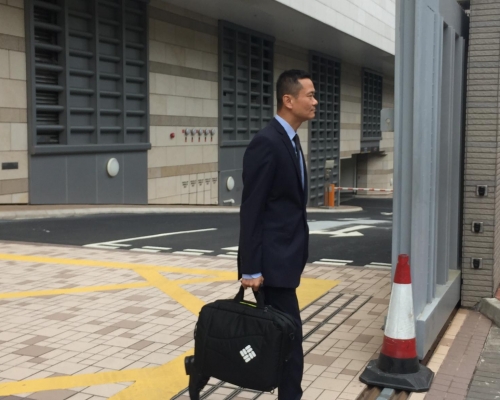 沙田消防局助理區長洪重穆。  盧逸文攝