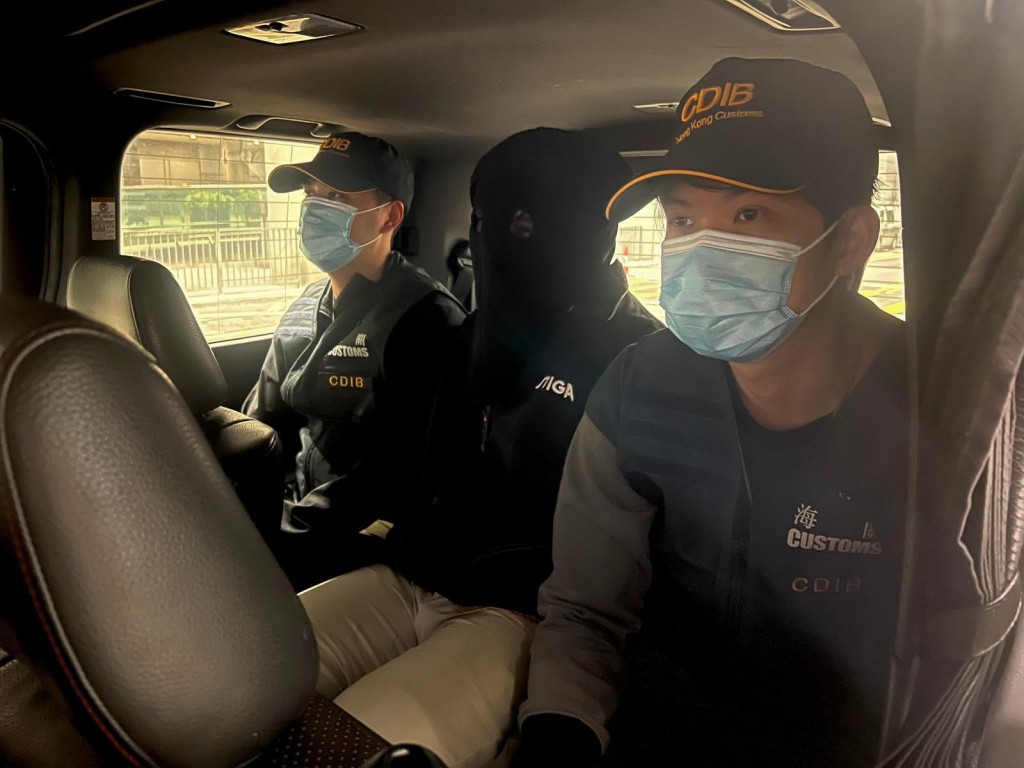 涉案的被捕人士。