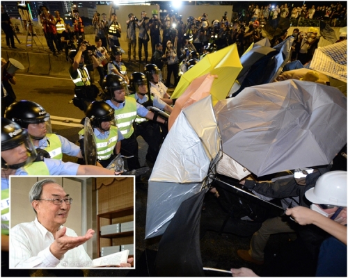 張浚生(小圖)認為「放棄香港年輕人,等於放棄香港的未來」。