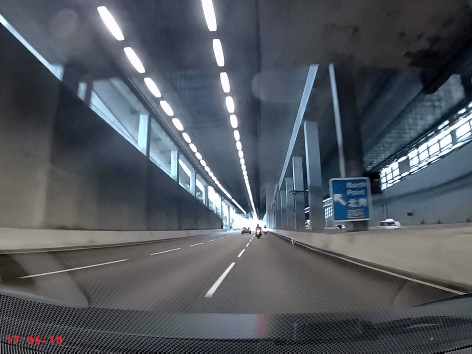 途經司機大驚紛紛收慢。Threads： kahoscar