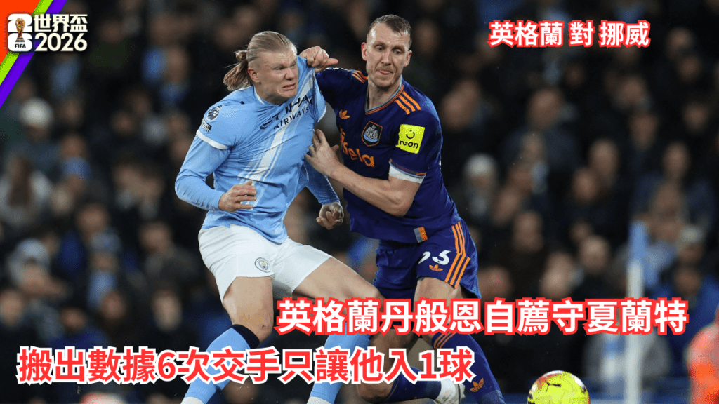 英格蘭丹般恩自薦守夏蘭特，搬出數據6次交手只讓他入1球。法新社