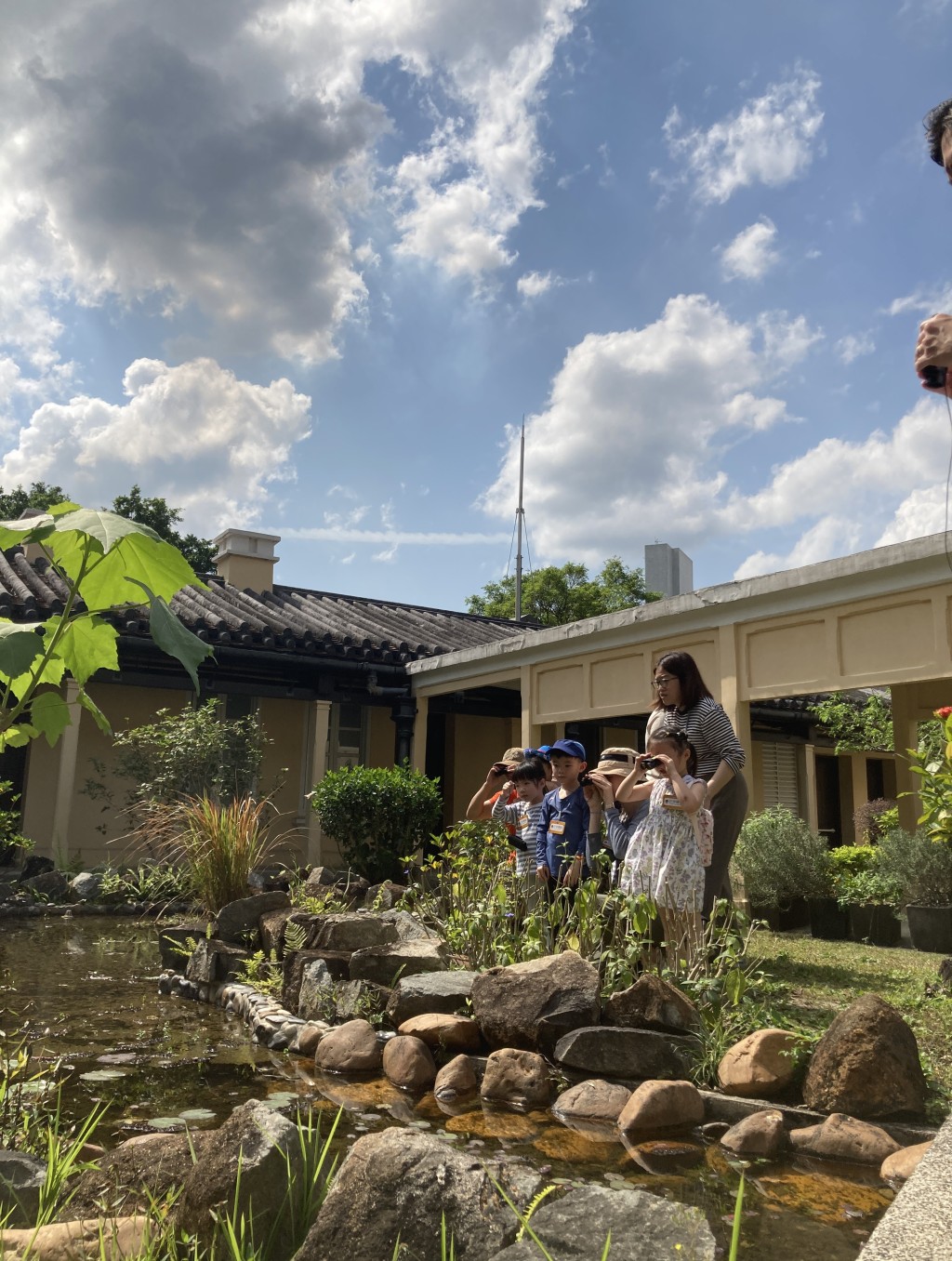 活動將特別安排參觀中庭旅舍花園，此範圍 平時不設對外開放。（圖片來源：綠匯學苑 ）