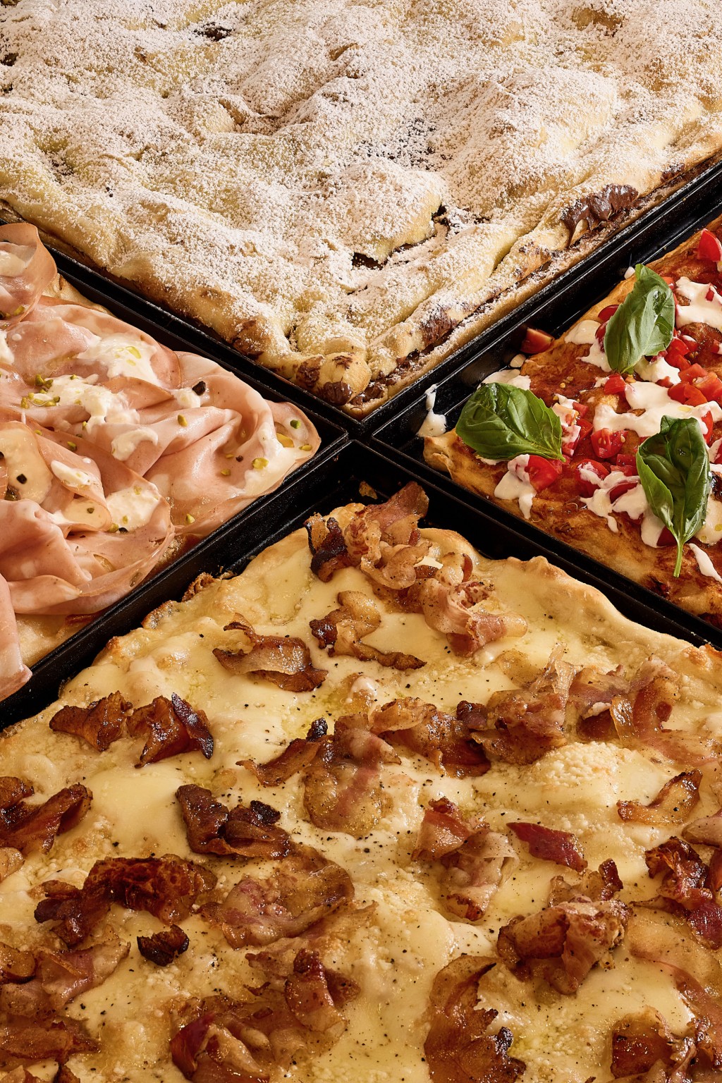 Alice Pizza是來自意大利羅馬的長方形手切薄餅店。