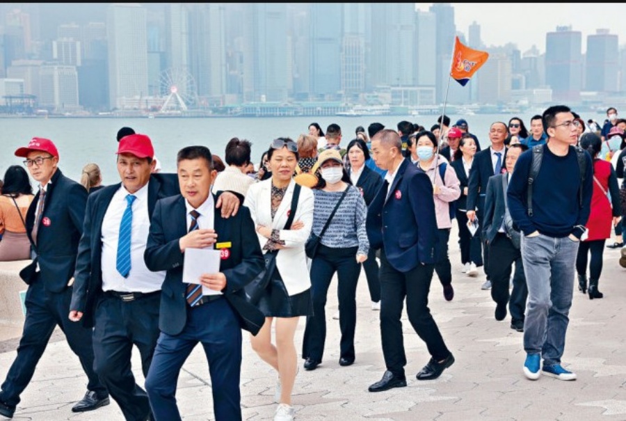 旅發局公布剛過去的1月初步訪港旅客數字為481 萬人次。資料圖片 旅發局公布剛過去的1月初步訪港旅客數字為481 萬人次。資料圖片