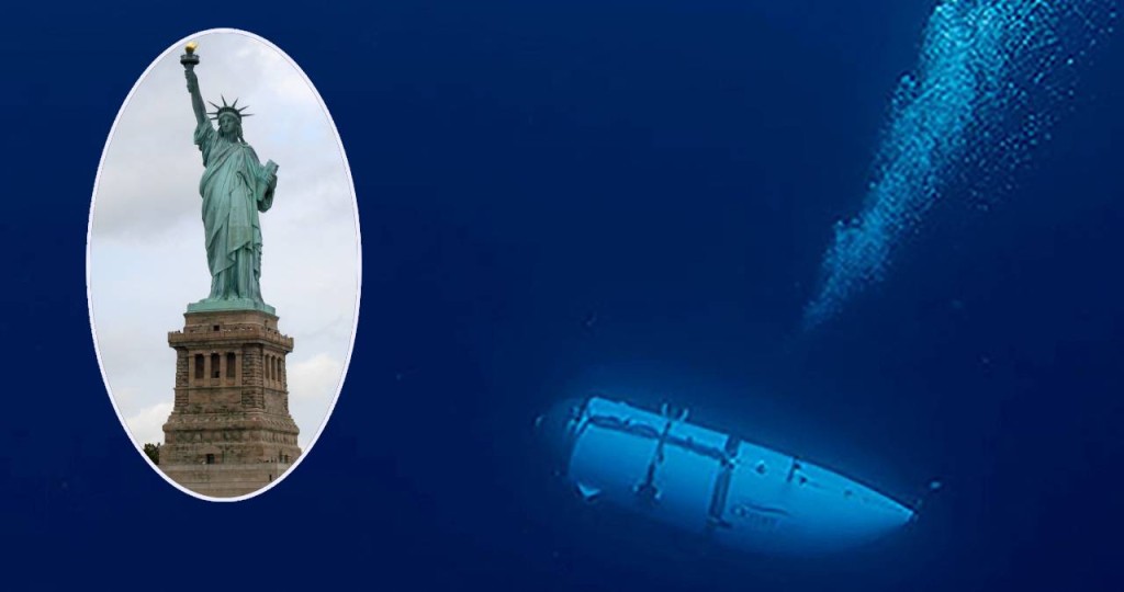 「泰坦」被困3.8公里海底，為自由神像高度41倍。