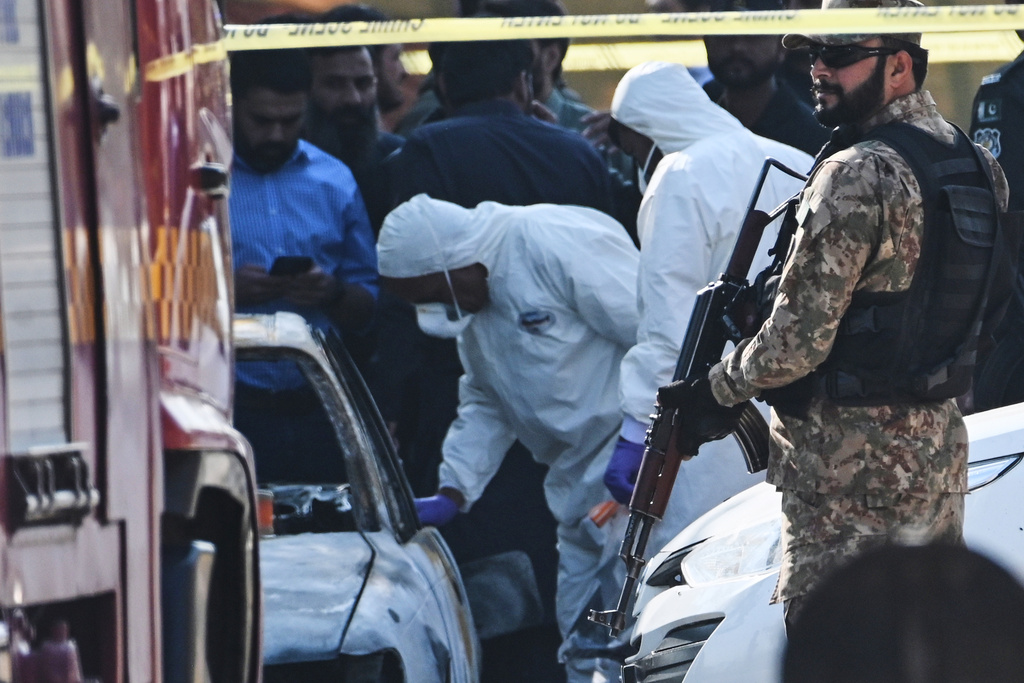 巴基斯坦伊斯蘭堡一法院附近發生爆炸。 美聯社