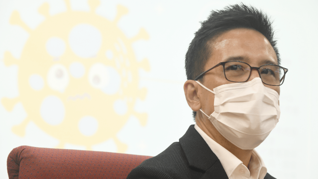 林緯遜指疫情出現反覆和緩慢上升屬預期之內。資料圖片