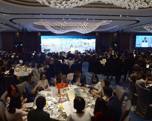 2019年記協的籌款晚宴。資料圖片