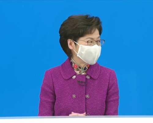 林鄭月娥說有人移民亦有人回流。港台截圖
