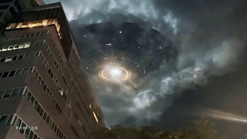 一隻不明飛行物體來到將軍澳，短暫停留在TVB上空。