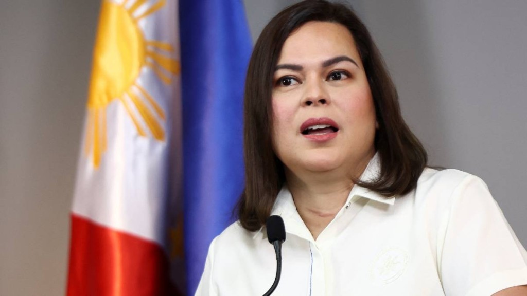 菲律賓副總統莎拉·杜特爾特（SARA  DUTERTE）今日啟程前往荷蘭。路透社/Eloisa Lopez