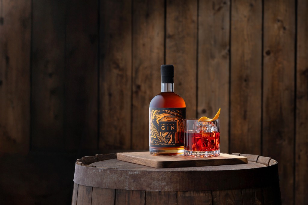 Finland Arctic Blue Gin Cask Vintage。旅發局提供 Finland Arctic Blue Gin Cask Vintage。旅發局提供
