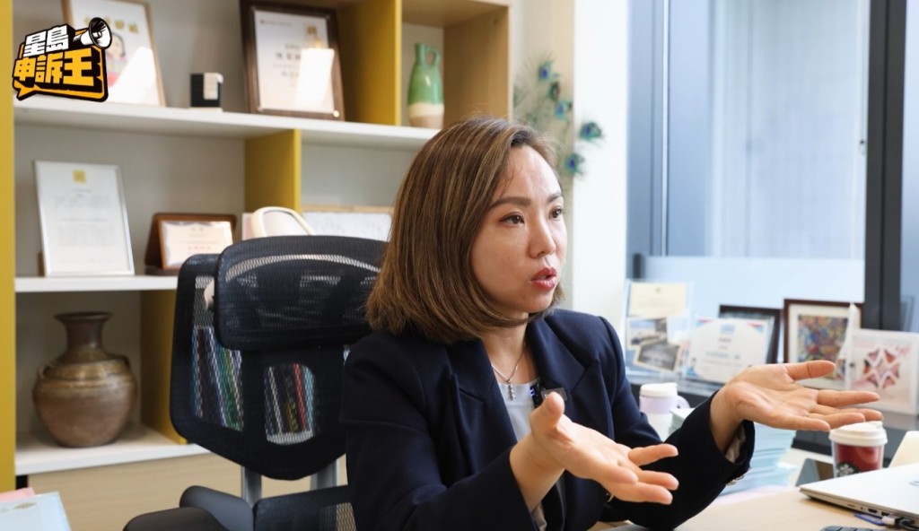 立法會議員陳家珮,亦受外傭借錢所連累。 立法會議員陳家珮,亦受外傭借錢所連累。