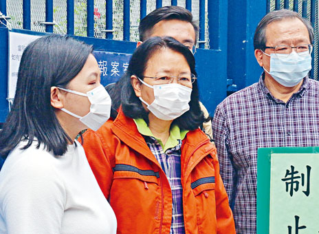 ■中西区区议会主席郑丽琼，日前被警方拘捕。