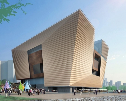 管理局指，有信心香港故宮博物館可按計劃於今年11月竣工。西九網頁圖片