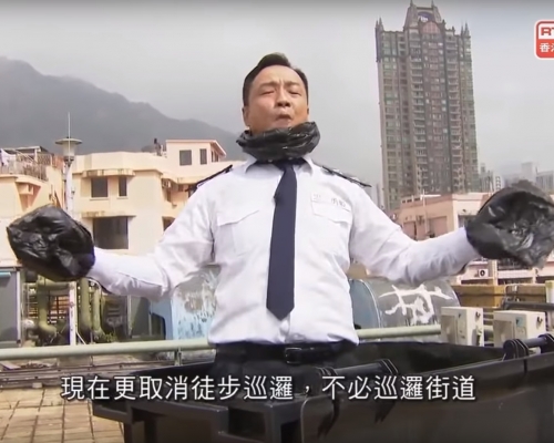 警方向梁家榮投訴港台節目《頭條新聞》抹黑警隊。節目截圖