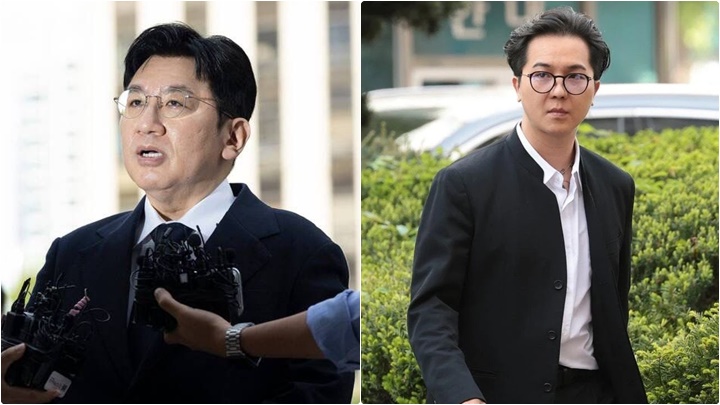 HYBE創辦人房時赫捲欺詐風波  涉非法獲利逾10億港元被警方提請拘捕令  宋旻浩現身法院出庭為「逃兵役」道歉