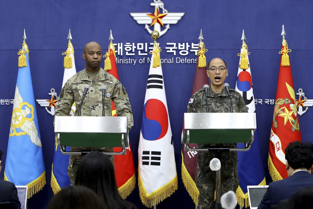 美韓下周將展開代號「自由之盾」的大型軍事演習。 AP