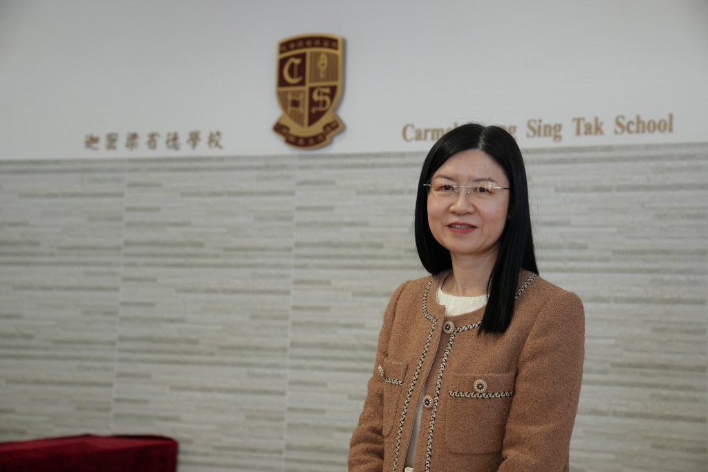 迦密梁省德學校李小娟校長(圖片來源:受訪者提供) 迦密梁省德學校李小娟校長(圖片來源:受訪者提供)