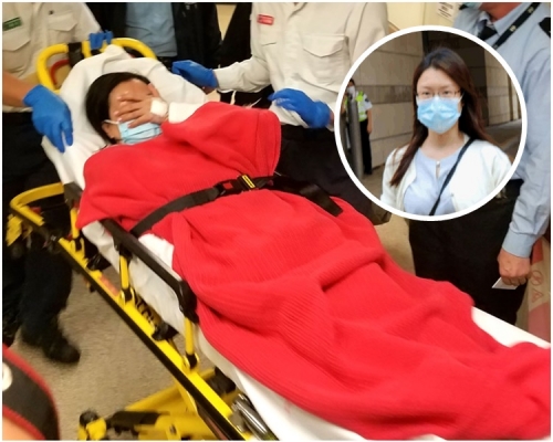 醫生陳詩敏(小圖)指女死者手術期間大量失血。