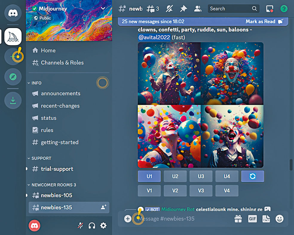 Midjourney可按關鍵字生成繪畫作品，考評局表明如考生在校評使用，將視作違規處理。 