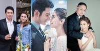 (左起)盛品儒、曉明Baby、錢國偉明辦喜事。